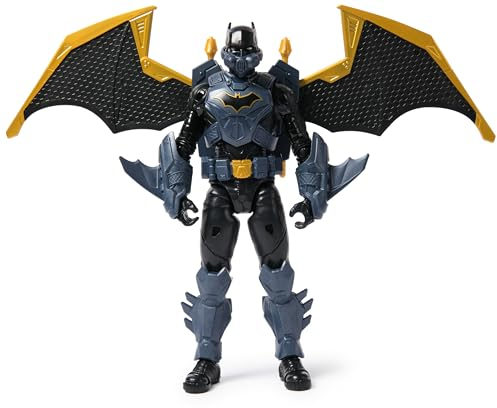 DC Batman - Figurine Batman 30 Cm + Accessoires - Figurine Articulée - Créez Vos Propres Combats Masqués Contre L'ennemi - Super Héros Et Super Vilain - Jouet À Collectionner - Jouet Enfant 3 Ans Et +