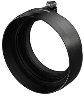 SMALLRIG Motljusskydd, speciellt utformad för Fujifilm X halv, kompatibel med UV-/VND-filter, tillverkad av aluminiumlegering, reptåligt skyddskåpa, bländfritt, svart – 5215