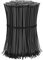 HeiKab 1000 Kabelbinder 100 x 2,5 mm - UV-Beständig - Mindestzugfestigkeit 80 N / 8,1 kg - Schwarz -