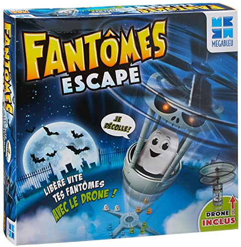 Megableu- 678 088 - Jeu de Société fantomes escape, Vert.