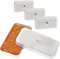 Silica Gel Dehumidifier, Easy Hood Silica Gel Sachets Packets Desiccant Reusable Microwave Fast Reactivate Desiccant Bags for Home, Bedroom, Album, Storage boxes,Closet,Food Grade, 40g*4Packs
