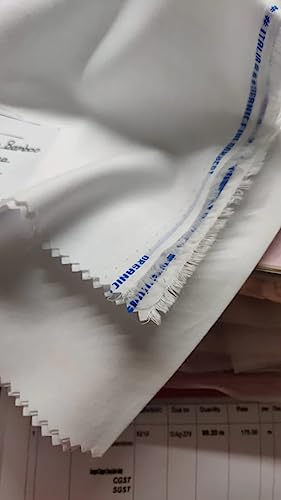 Tela de algodón orgánico x bambú de los años 60, 147 cm de ancho, teñida a medida