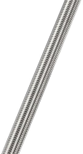 HiPicco M18 x 250mm Fully Threaded Rod & Studs, 304 Stainless Steel Right Hand Threads Rods, M18-2.5 Thread Pitch for Anchor Bolts, Clamps, Hangers and U-Bolts 1 Pack