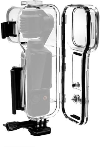 Transparent Underwater Waterproof Case for DJI Osmo Pocket 3, 45M/164.7ft Underwater Housing, Highly Transparent PC Material, for Surfing, Diving, Swimming, Traveling etc.