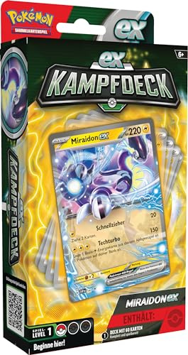 Pokémon - Juego de Cartas coleccionables: baraja de Batalla Miraidon-ex (baraja instantánea con 60 Cartas)
