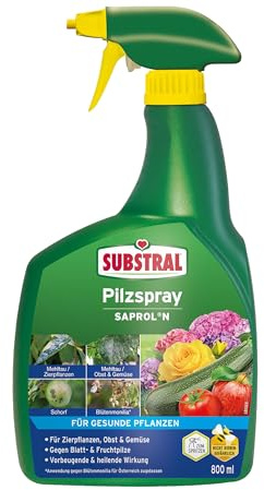 Substral Pilzfrei Saprol N, 800 ml - anwendungsfertiges Fungizid gegen Pilzkrankheiten, wie Mehltau & Schorf
