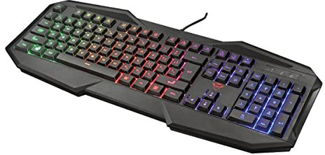Trust Gaming GXT 830-RW Avonn Teclado Gaming Iluminado con Efecto Anti-ghosting QWERTY Portugués - Negro