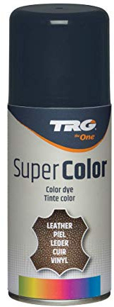 TRG The One - Tinte en Spray para calzado de Piel y Piel Sintética | Ideal para Restaurar o cambiar el color de Zapatos de Piel | Super Color #301 Marrón Oscuro, 150ml