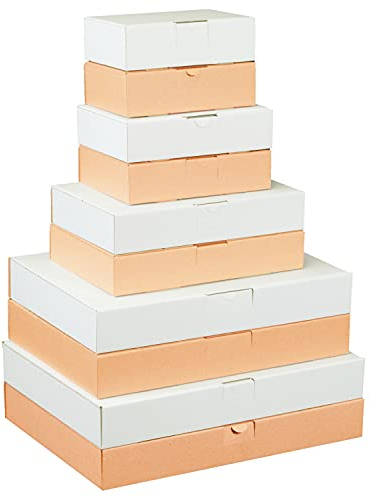 smiley pack 50 x Maxibriefkartons 350 x 250 x 50 mm BRAUN DIN A4 (Innenmaß 336 x 245 x 46 mm) Versand-karton Warenpost Warensendung Post-karton DHL Hermes DPD GLS UPS Maxibrief Faltkarton