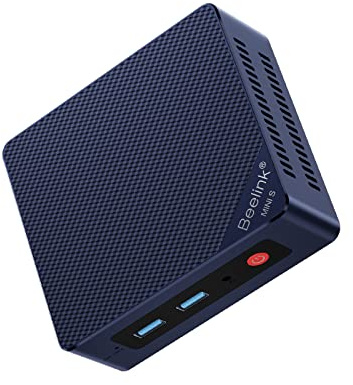 Beelink Mini PC, Mini S12 Intel 12th Gen 4-Core N95(up to 3.4GHz), Mini Computer 16GB DDR4 RAM 500GB SSD, Desktop PC Dual HDMI 4K UHD/2.5GBps/Dual WiFi5/BT4.2/HTPC/W11 Home