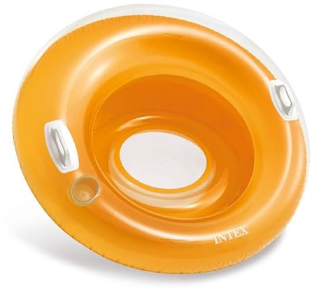 Intex 58883NP - SIT 'N LOUNGES - Aufblasbarer Schwimmring Poolsessel - Orange