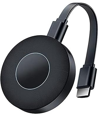 Deger Trådlös skärmdongel adapter kompatibel med, ingen applikation krävs, video/ljud bärbar dator, PC, smart telefon en projektor HDTV