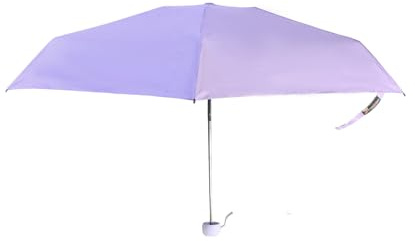 BiggDesign Moods Up Lila Mini Regenschirm, windresistent, Taschengröße, schnell trocknend, kompakter winddichter Regenschirm mit Gestell für Männer und Frauen, manuelle Regenschirme für Regen