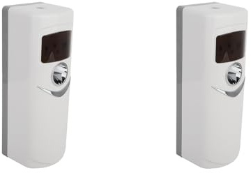 2PCS Automatic Air Fresheners, Electric LCD Spray No Pump Freshers Dispenser Machine