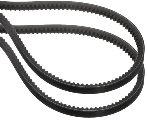 uxcell 2 Pcs BX38 EPDM V-Belt, Raw Edge Cogged Industrial Rubber V Belt 0.67 Width x 38 Inside Circumference