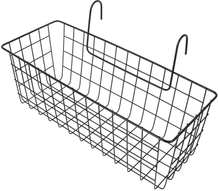 CIYODO Comedero para Conejos y Animales Pequeños Colgante de Hierro Resistente, Soporte Práctico para Heno, Tamaño Pequeño, Adecuado para Jaulas y Alimentación Organizada