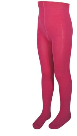 FERRYS - 4500 - Leotardos Lisos Invierno | Alta Composición en Algodón | Cintura Elástica sin Goma | Color Fucsia | Talla 8 Años | Fabricado en España