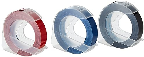 Dymo Assorted Colour Embossing Self-Adhesive Tape, 9 mm x 3 m