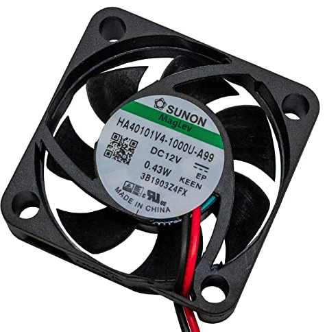 Lüfter 12V DC 0,38W 40x40x10mm 9,2m³/h 5000U/Min 9,2m³/h Sunon HA40101V41000UA99