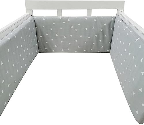 Evimstil Baby Bettumrandung Nestchen Babybett Umrandung Bettumrandung Babybett, Umrandung Babybett, Babybett Umrandungen, Nestchen Babybett Kinderbett Umrandung, Größe: ca. 30x200cm P
