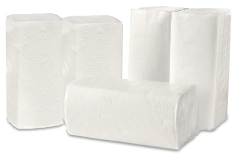 Leonardo Fai Da Te - Asciugamani Monouso di carta 1.000 pz - Asciugamani pieghettati a v per dispenser - 100% pura cellulosa