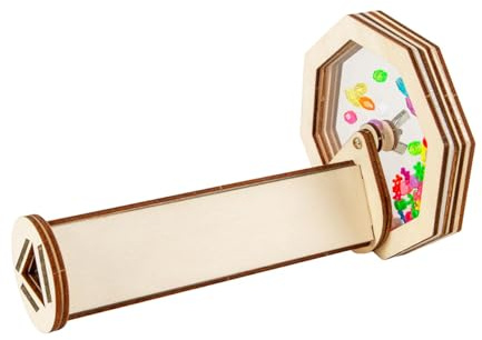 Kit de caleidoscopio DIY para niños y Adultos, Paquete de Materiales de Manualidades para desarrollar la Creatividad, Juego para Hacer