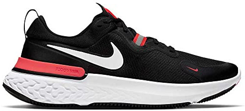 Nike Herren CW1777-001 Sneaker, Negro/Blanco-Laser Crimson-Oil Green, 44 EU