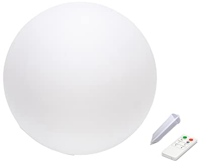 Velamp Boule lumineuse solaire Ø 25cm Blanc