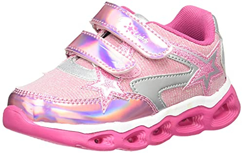 Chicco, Zapatos con Luces Niña, Zapatillas de Niña, con Cómodo Doble Cierre, Designed in Italy