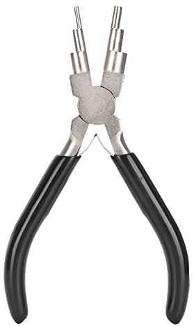 Cyrank Pinza a becchi tondi, Pinza Interna Dritta per Anelli Elastici, pinze per Anelli di Sicurezza, becchi tondi a 6 sezioni, Strumento Manuale per la ritenzione di rimozione dell'anello