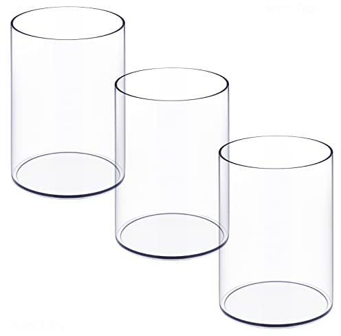 NiOffice 3 Stück-Set Stiftehalter Pinselhalter Stifte Organizer Stiftehalter Schreibtisch Acryl Organizer Perfekt für Zuhause Schule und Bürobedarf
