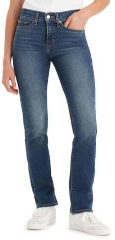 Levi's Femme 314 Shaping Straight Jeans, Bleu Zéalous, 27W / 30L