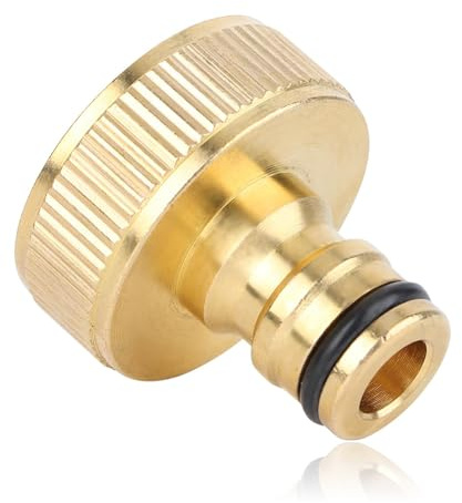 Conector de manguera de jardín, 3,5 cm de diámetro, rosca hembra G1, adaptador de manguera de conexión rápida, accesorios de conexión de tubería de agua para el hogar y jardín