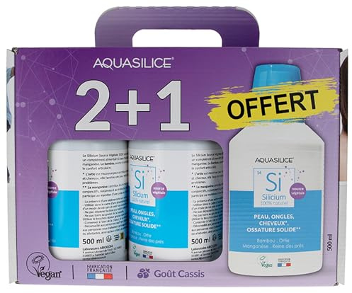 Coffret Silicium Source Végétale - 3x 500 ml