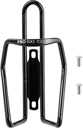PRO BIKE TOOL Bike Water Bottle Holder, Lightweight, Strong Aluminum Bicycle Water Bottle Cage in a Modern Tubular Design, Bike Bottle Holder for Road and Mountain Bikes (MTB) - Universal Bottle Cage