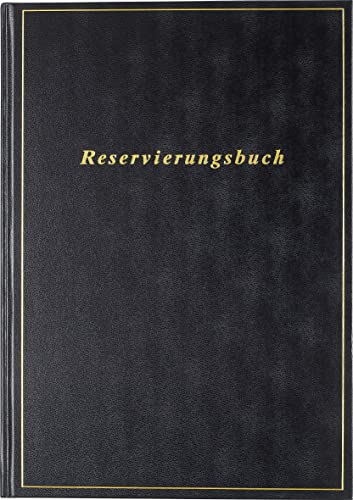 rido/idé Reservierungsbuch 2024 1 Seite = 1 Tag A4 schwarz