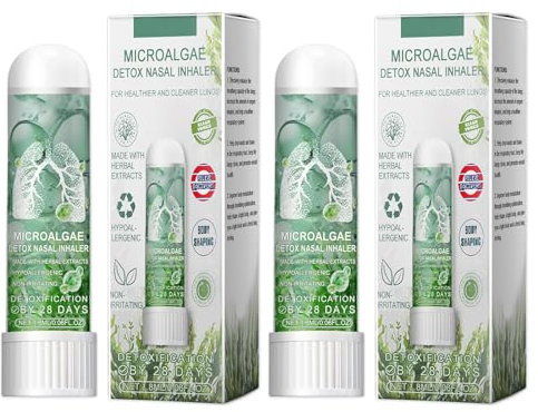 2pcs Nasenstäbchen zum Einschlafen Natürlich Beruhigende Atemhilfe zur Linderung von Nasal Inhaler Inhalierstift Linderung von Nasenbeschwerden Nasenschwellung Linderung von Verspannungen