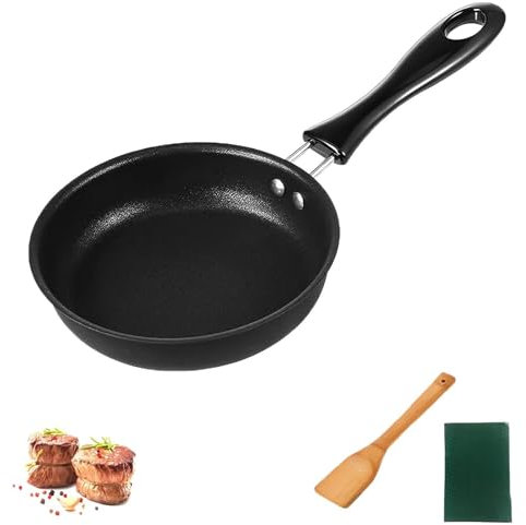 YSBCNK 3 Pcs Set Mini Frying Pan, 4.7 Inch Frying Pans Nonstick, Egg Pan, for Gas Stove, Induction Stove, Electric Pottery Stove, Electric Oven(12cm)
