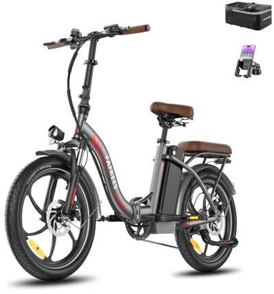 Fafrees 2025 F20 Pro + E-Bike Bicicleta plegable de 20 pulgadas, impulsor de profundidad: batería de 36 V, motor de 250 W, capacidad de carga de 140 kg, bicicleta Fatbike E