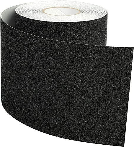 Gebildet Självhäftande Antihalk Säkerhetstejp, Slipremsa, Hög Dragkraft,Använd Inomhus och Utomhus (10m×10cm, Svart)