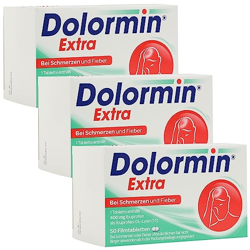 Dolormin extra 3x50 Filmtabletten inkl. einer Handcreme von vitenda - bei Kopf- und anderen Schmerzen