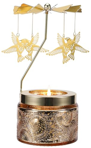 Hummingbird Candle Gifts for Women, Birthday Gifts for Mom Daughter Sister Wife, Unique Gift for Friends Women, Rotatable Scented Candles Gift for Christmas Anniversary Mothers Day (Hummingbird)