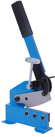 LANNADD 125mm Handhebelschere, Hebelschere Blechschere Schlagschere, Blech Metallschere Hebel Manuell Metallschere Geeignet für 1/4 Dicke Stahlplatten 23/4 X 1/4 Flachstahl und 1/2 Stabstahl
