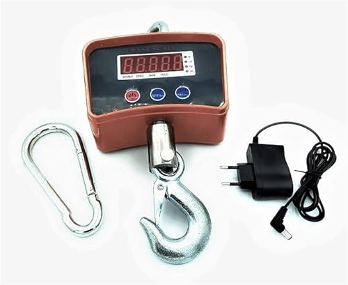 SQUADO BILANCIA DIGITALE PROFESSIONALE GANCIO DINAMOMETRO 1000 KG