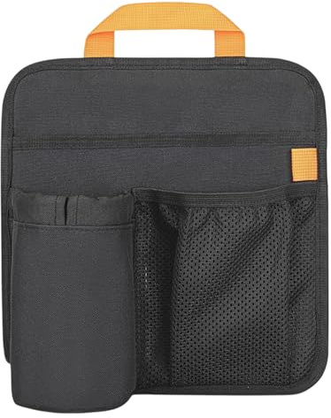 Portavasos Para Silla Jardín Bolsa Organizadora Portátil con Botella y | Bolsa Almacenadora Reposabrazos Silla Camping Gafas Sol, Teléfono, Snack, Libro, Playa, Aire Libre, Patio, Pesca,