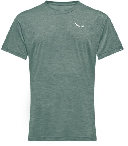 Salewa PUEZ Melange Dry M S/S Tee, M, Willow Melange