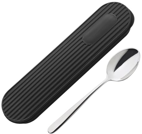 Estuche para utensilios de viaje, portacubiertos portátil, organizador portátil para camping, senderismo, pícnic