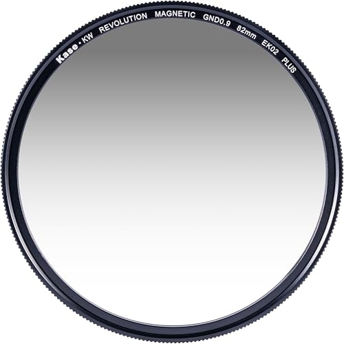 Kase KW Revolution Plus Magnetic Shockproof Soft Grad GND0.9 ND8 3 Stop Neutral Density Filter Low Reflection Optical Glass (82mm)