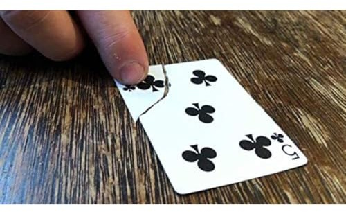 icechan Torn Corner Machine 2.0 (TCM) - Tarjeta de trucos mágicos de primer plano, trucos de magia callejera, ilusión, comedia, accesorios de mago