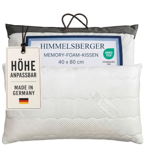 Ergonomisches Memory Foam Kissen - höhenverstellbares Kopfkissen 40x80 cm